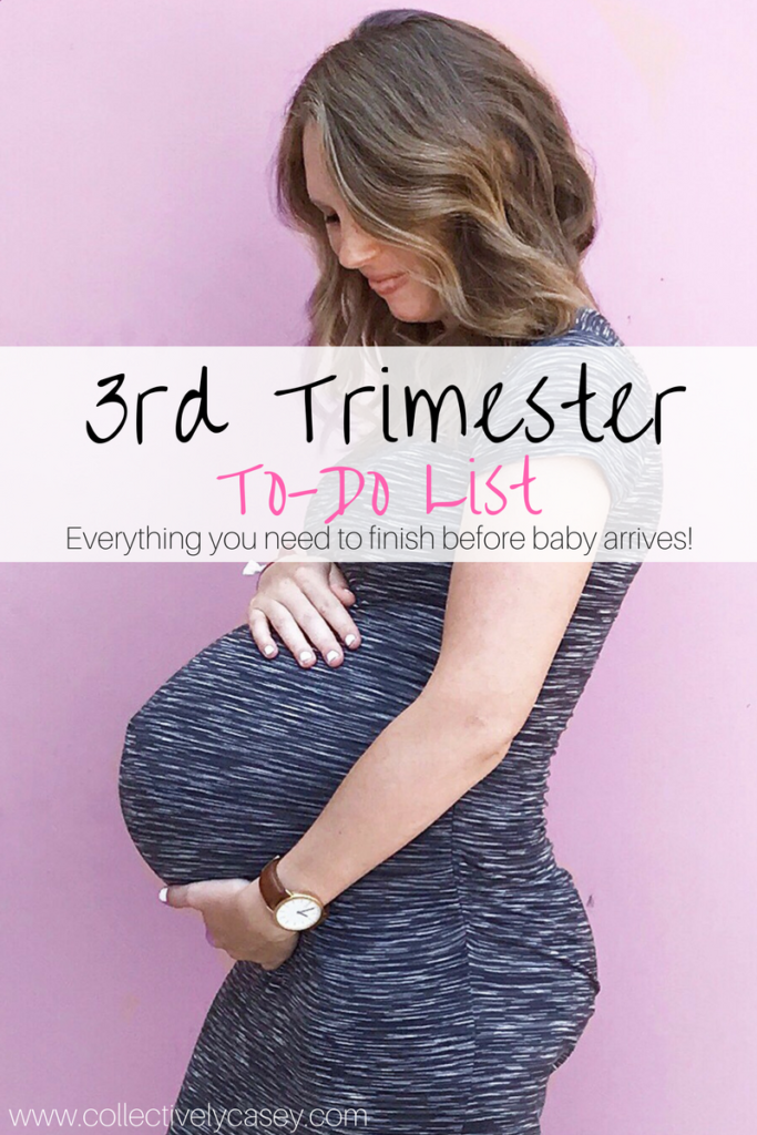 third trimester to do list
